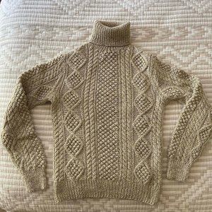 Ralph Lauren Aran Hand Knit Sweater - M